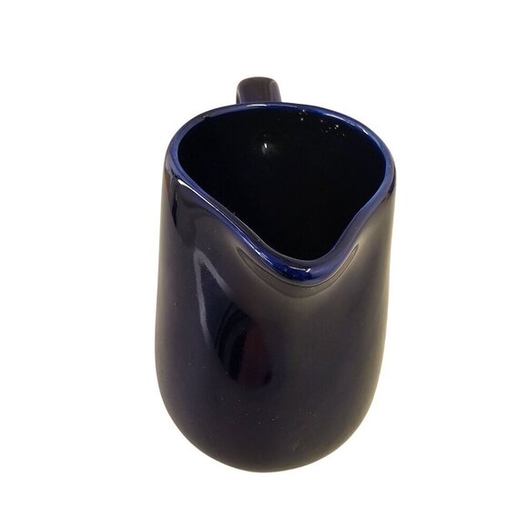 ITI Maxwell House Vintage Cobalt Blue Ceramic Creamer 4.5"H Collectable - Picture 5 of 8